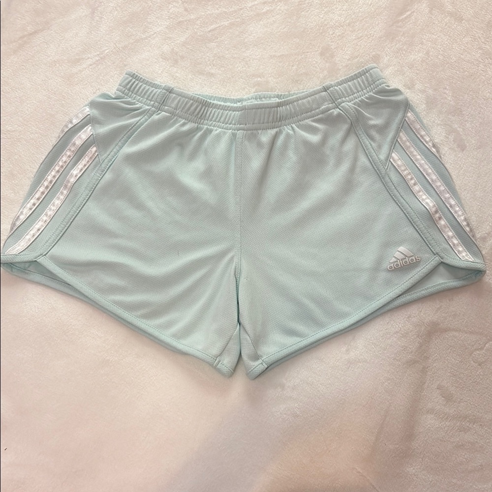 Adidas Women's Sky Blue Athletic Shorts